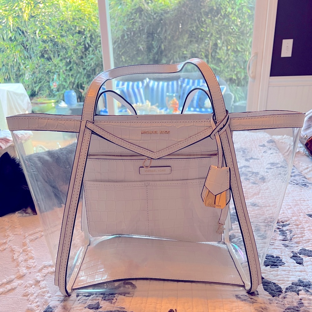 MK CLEAR BOLD BAG
